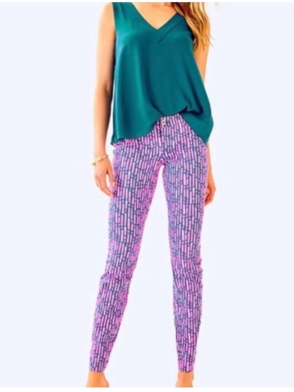 Lilly Pulitzer Kelly Skinny Ankle Pants Size 12